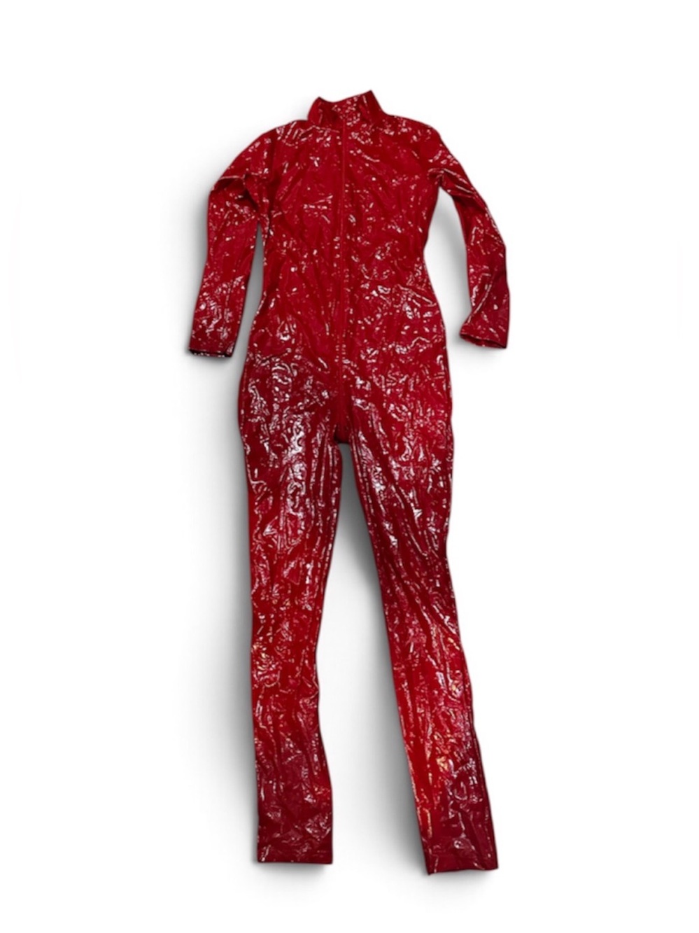 Britney Spears Toxic Halloween Red Jumpsuit Costume Large